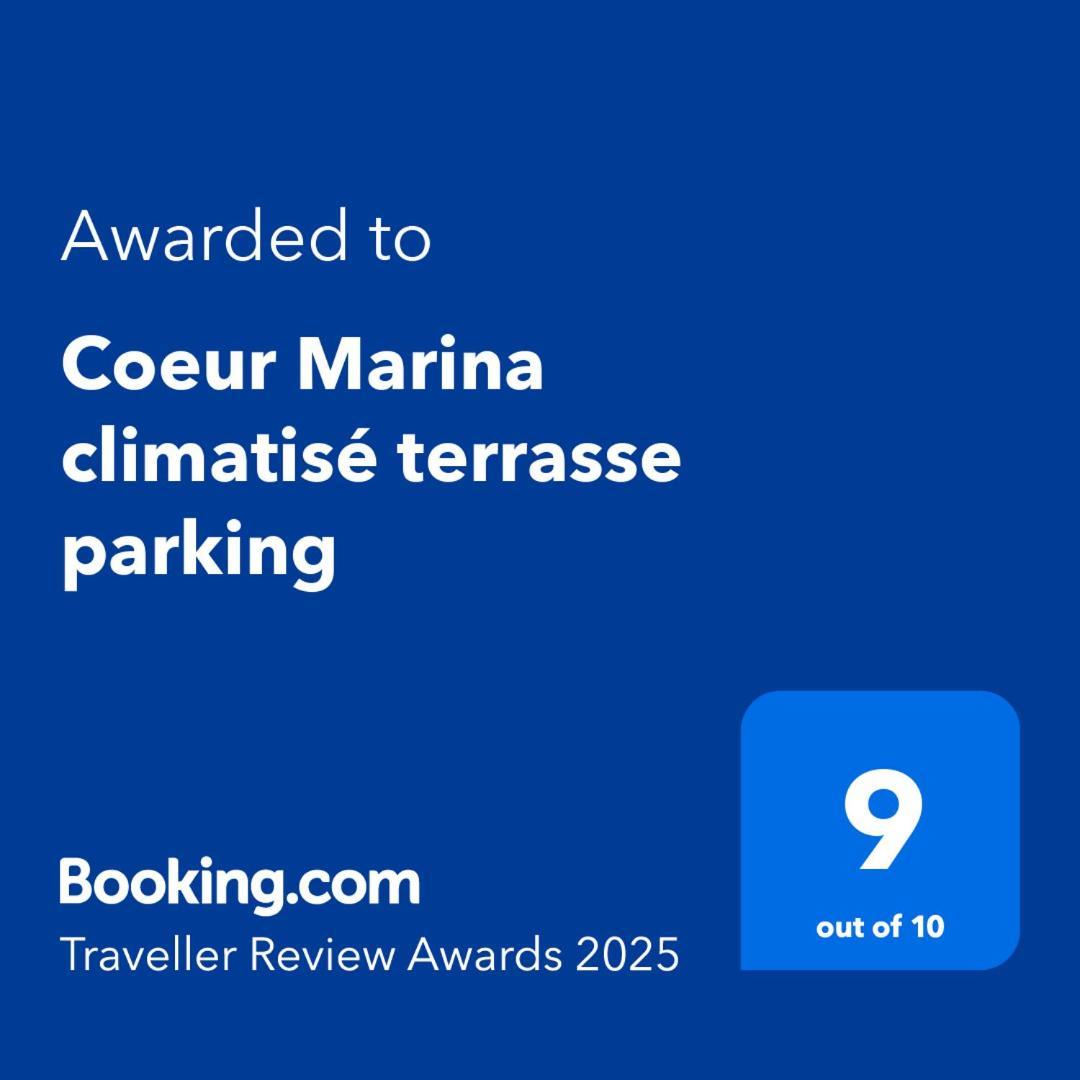Coeur Marina Climatise Terrasse Parking Lägenhet Fréjus Exteriör bild